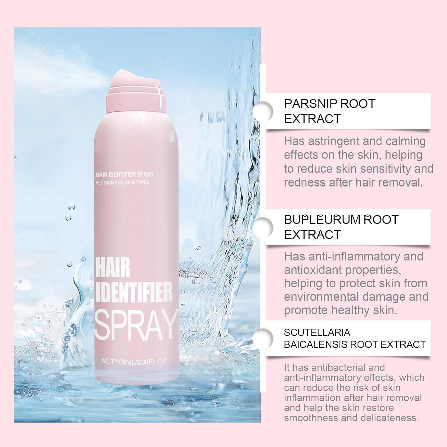MOZABEE ENTERPRISE Hair Identifier Spray for Face Shaving,Skin dermaplaning Spray for Face,Moisturizing and Skin Care Dermaplaner Spray,Moisturizing and Skin Care Dermaplaner Spray
