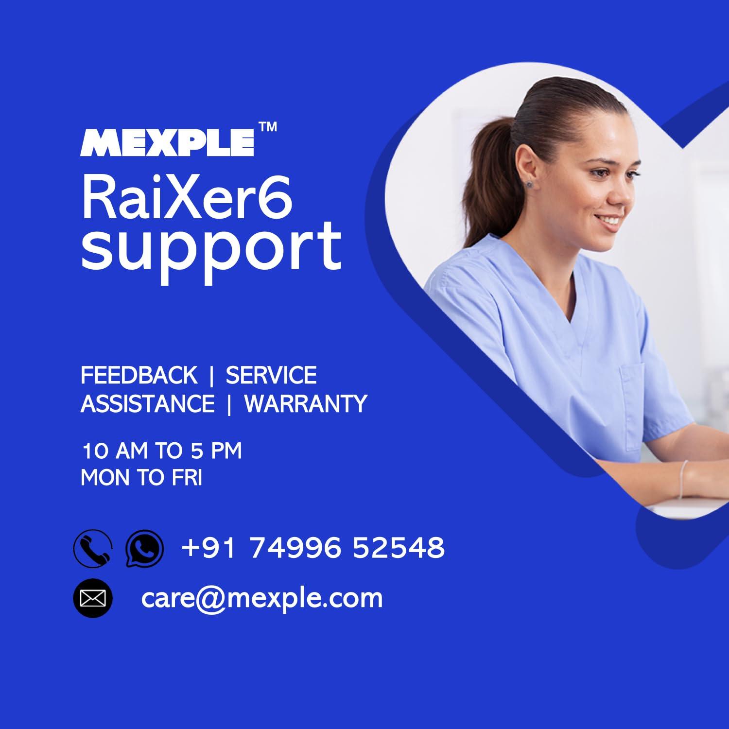 MEXPLE MEXPLE RaiXer6 Raised Toilet Seat 6 Inches | Plastic Commode Seat Raiser Elevator Extension | Tool Free Installation | For Handicap, Knee Patients, Old Senior Citizen