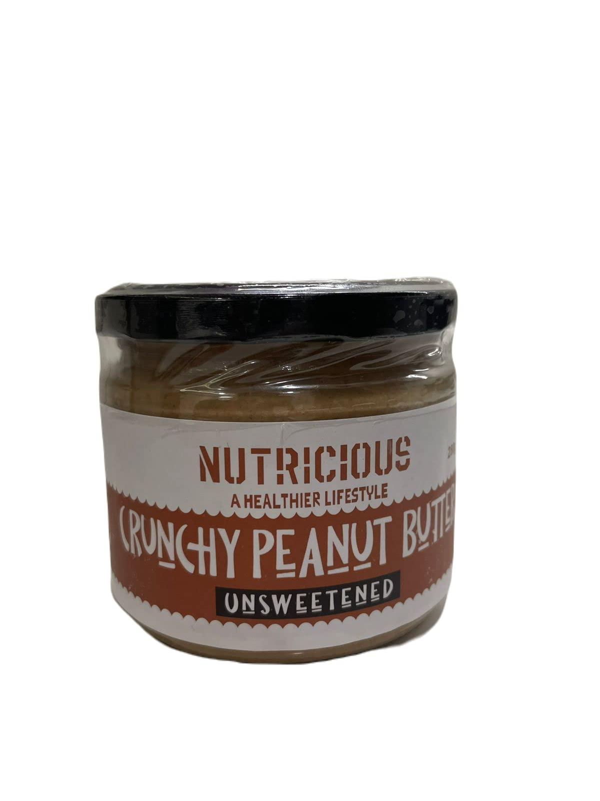 NUTRICIOUS Nutricious - Crunchy Peanut Butter | Unsweetened | 280g