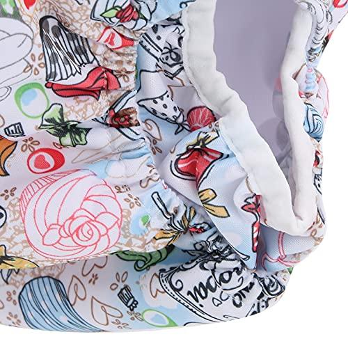 JUYT Adult Cloth Diapers, Adult Pocket Diaper LeakFree Waterproof Washable Soft Breathable for Bedridden Patients for Elderly People(A52)