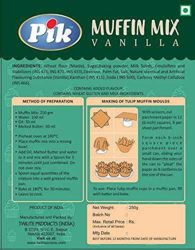 Pik Pik Muffin Mix - Vanilla, 250g