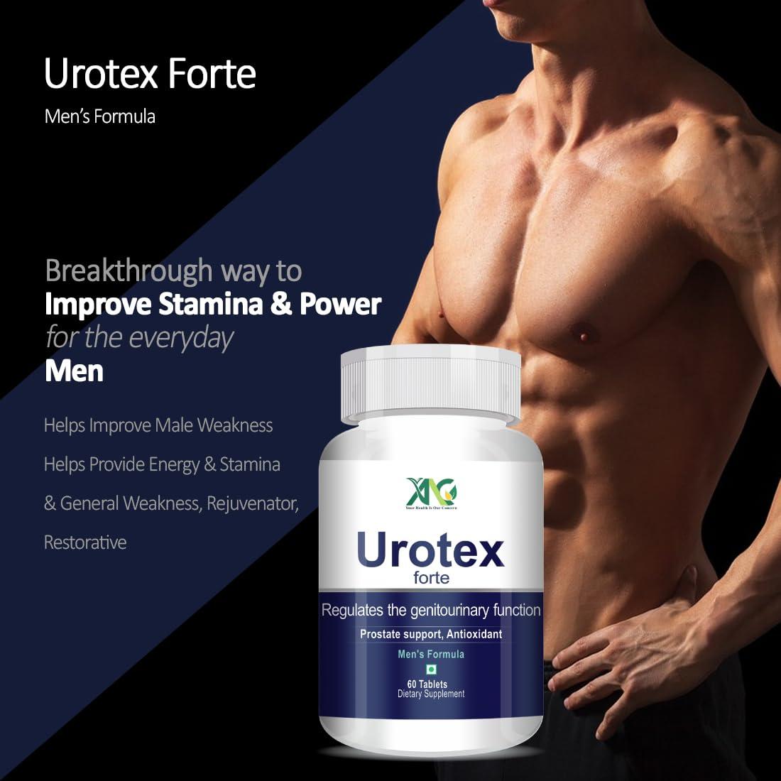 ANC ANC Urotex Forte T-Booster Dietary Supplements 60 Veg Tablet-Helps in Muscle Growth, Enhance Immunity, Boost Energy Levels