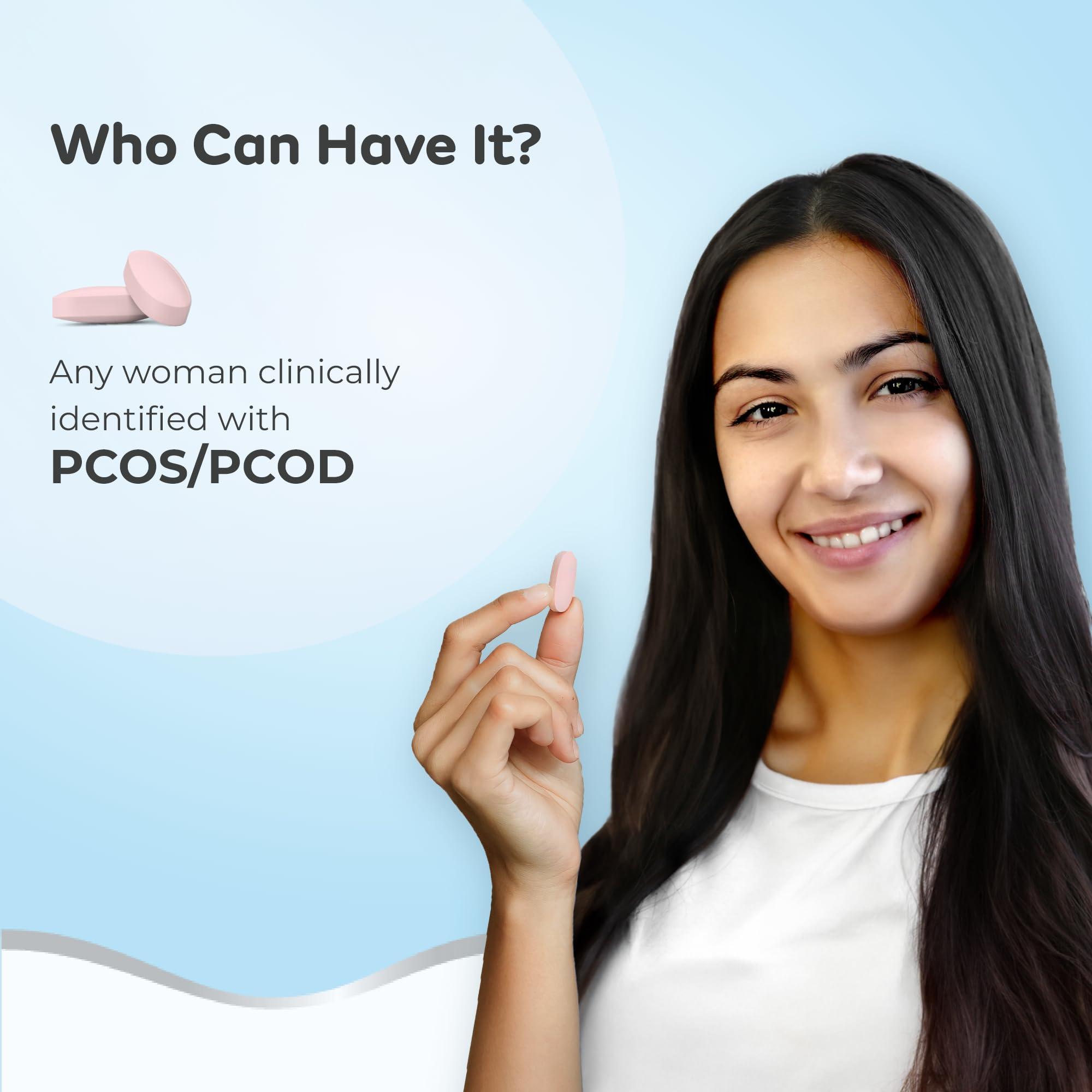 Mylo Mylo Myoinositol Chewable Tablets for PCOS & PCOD (Strip of 10, Pack of 3)| Fights PCOS/PCOD Symptoms | Improves Cognitive Function | Clinically Tested