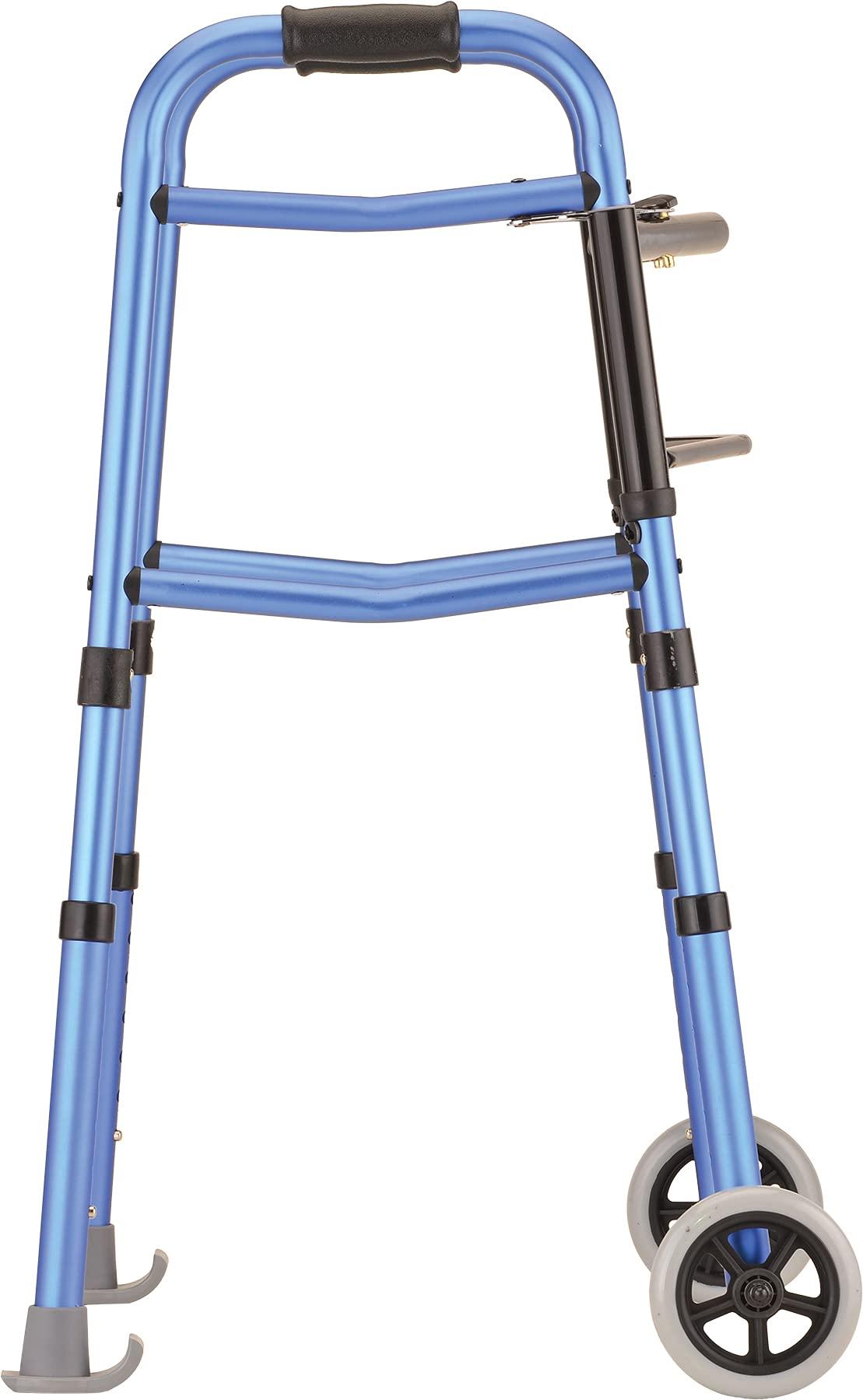 Nova NOVA Medical Products Walker Glide Skis for Heavy Duty Walker, One Pair, Gray