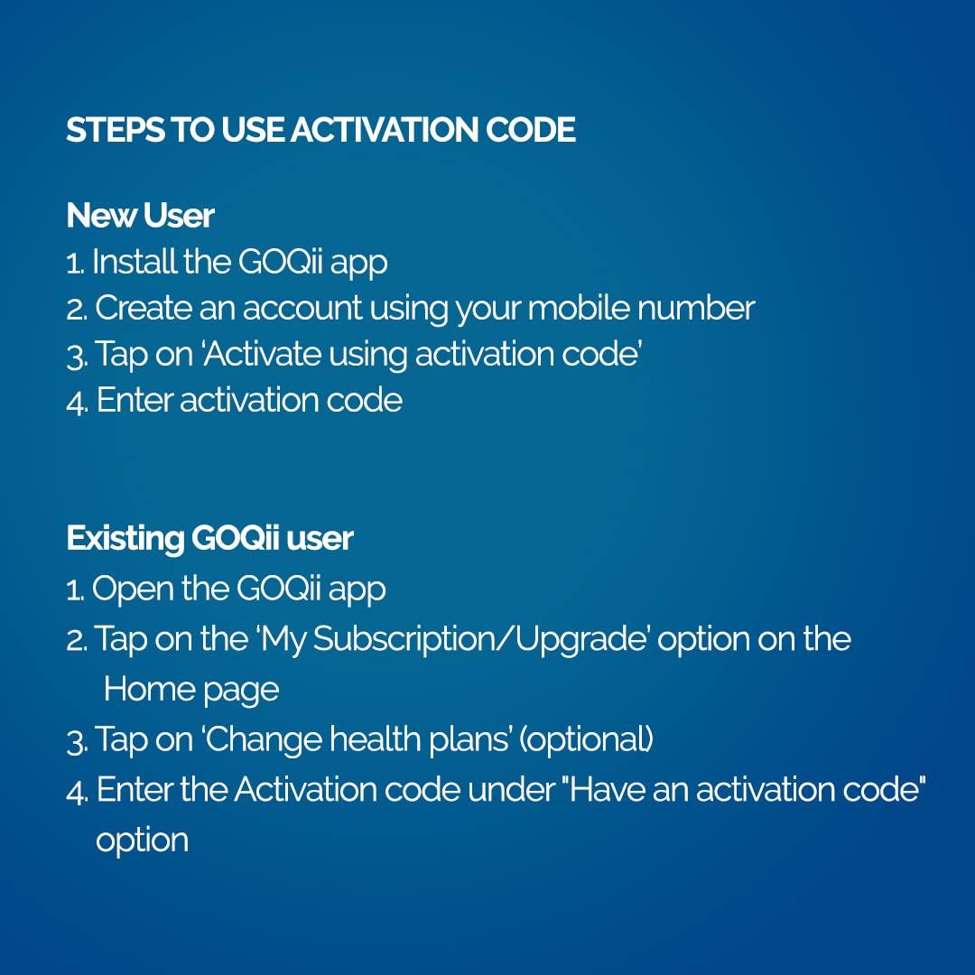 GOQii GOQii\'s 1 Month Personal Care Plan
