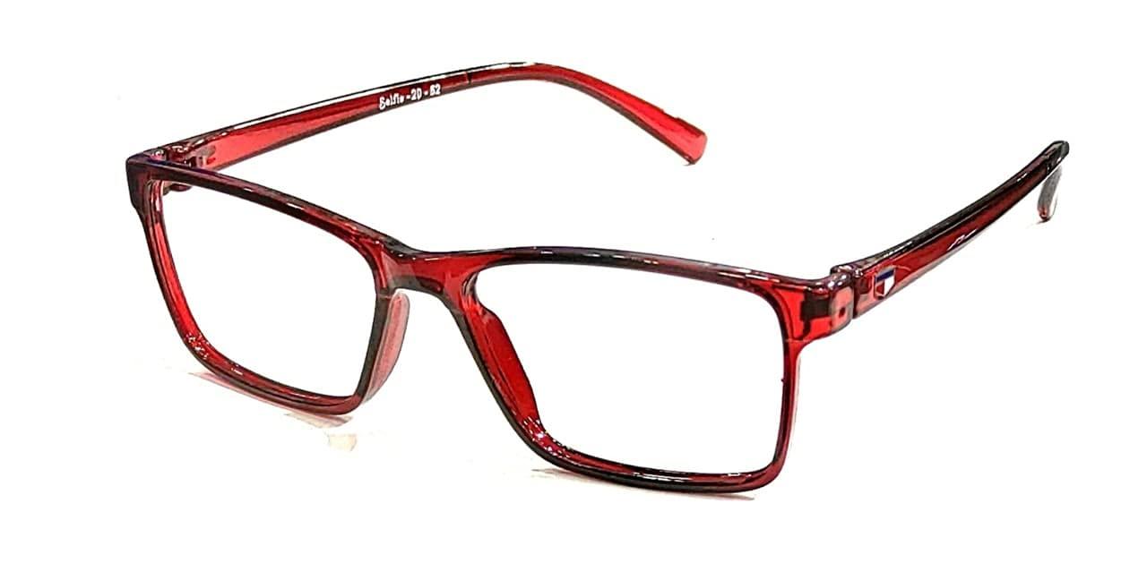 SPEXX SPEXX Reading Glasses For Men And Women Anti Glare 1.00 1.25 1.50 1.75 2.00 2.25 2.50 2.75 3.00 3.25 3.50 3.75 4.00 4.25 4.50 4.75 5.00 Transprant Merron Colour Square Frame (3.75)