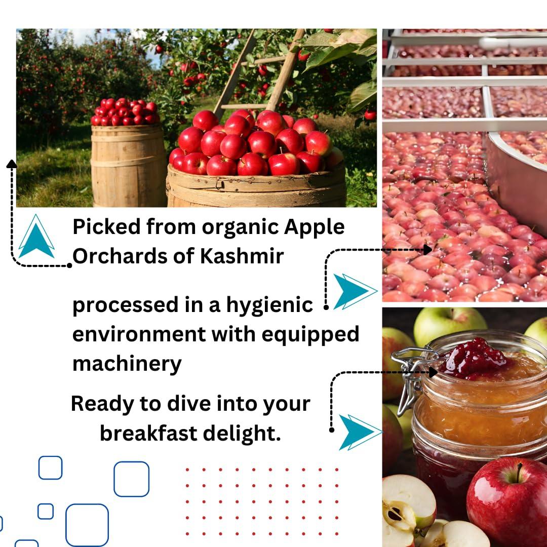 FARMECKLE FARMECKLE Organic Apple Jam - 500Gm | Fresh & Natural