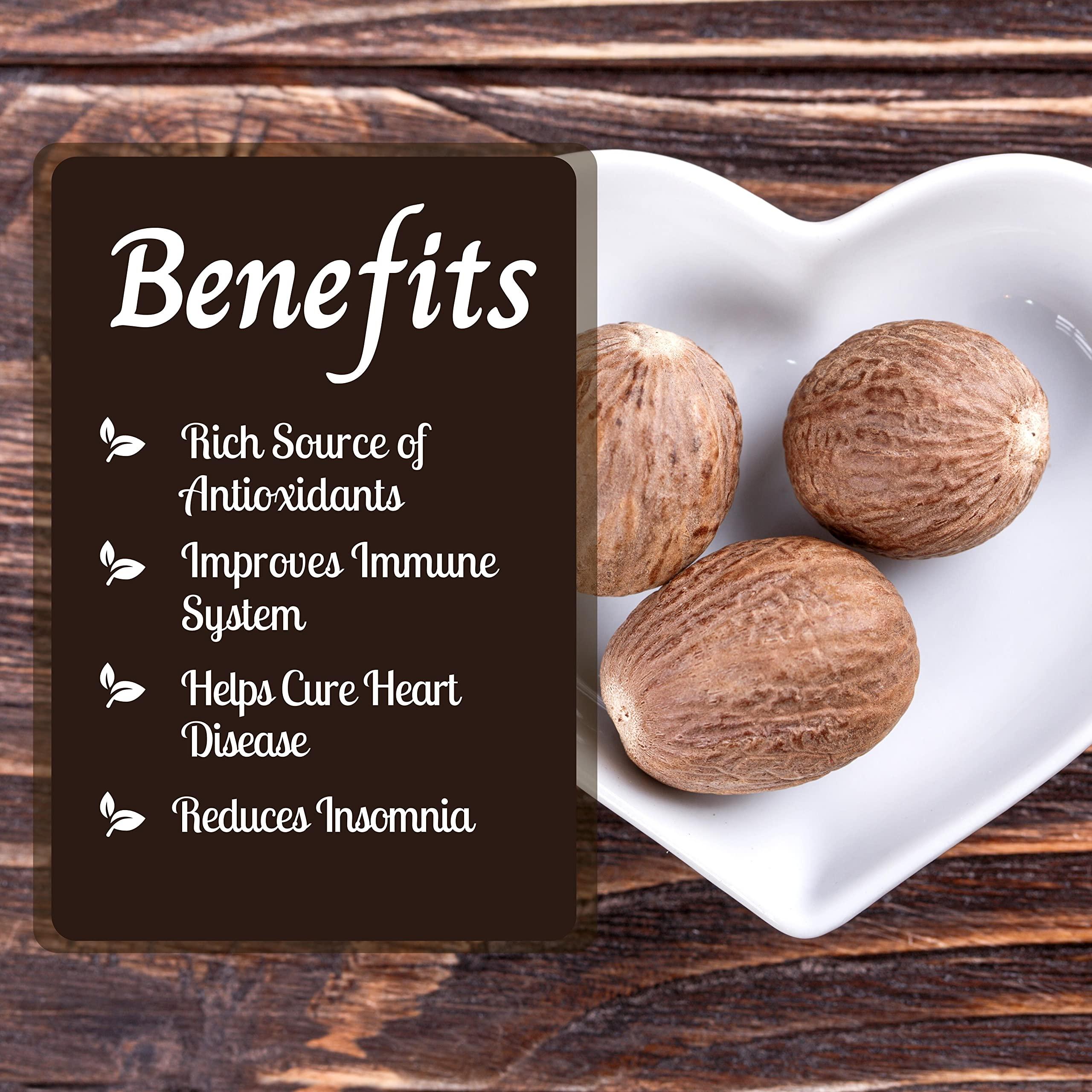 SAPPHIRE FOODS SAPPHIRE FOODS Organic Nutmeg Powder Pure & Natural (5Pc)