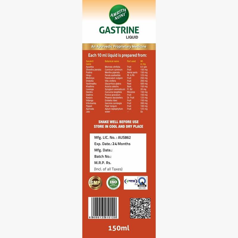 Amrith Noni Amrith Noni Gastrine 150ml & Artho Plus 750ml - Harness the Power of Nature for Digestion & Joints