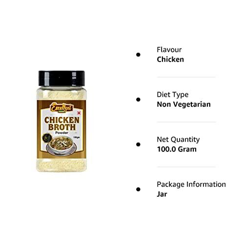 Generic EXCELLENT FOODS - Chicken Broth Powder, 500g (Available in 150g, 250g, 500g & 1kg)