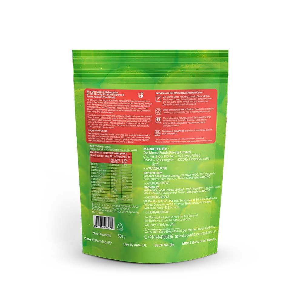 Del Monte Del Monte Royal Arabian Dates 500 g (Pack of 3)