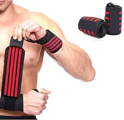 Wrist Band for Men Gym Wrist Supporter for Gym Wrist wrap Straps Gym Accessories for Men for Hand Grip and Wrist Support for Workout