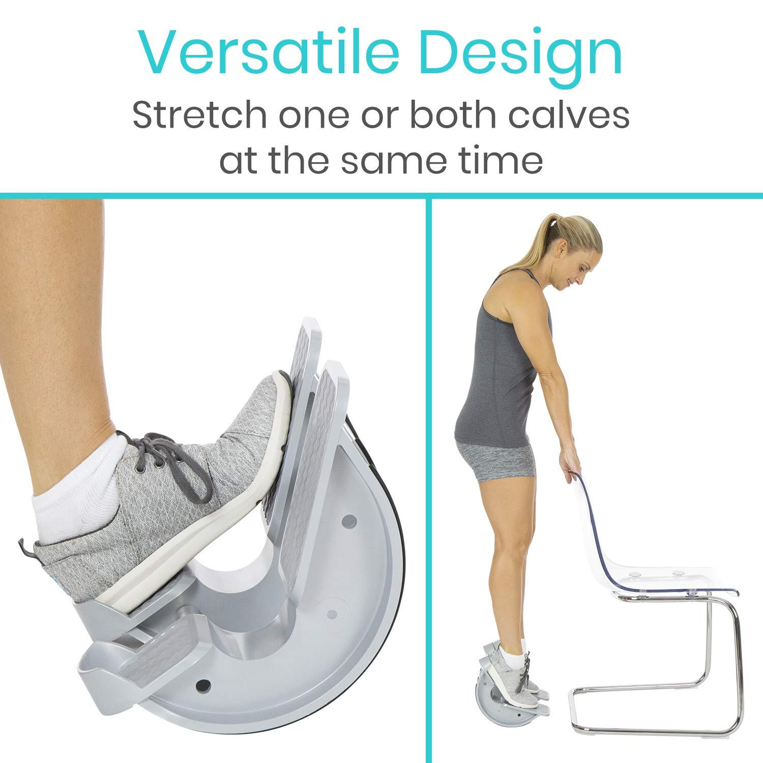 VIVE Vive Foot Rocker (Pair) - Calf Stretcher for Achilles Tendinitis, Heel, Feet, Shin Splint, Plantar Fasciitis Pain Relief - Stretches Strained Leg Muscle - Ankle Flexibility Wedge - Left & Right Leg