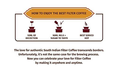 LEO COFFEE Leo Coffee Filter Coffee Decoction, 80:20 Coffee:Chicory Mix, 200ml (200ml)