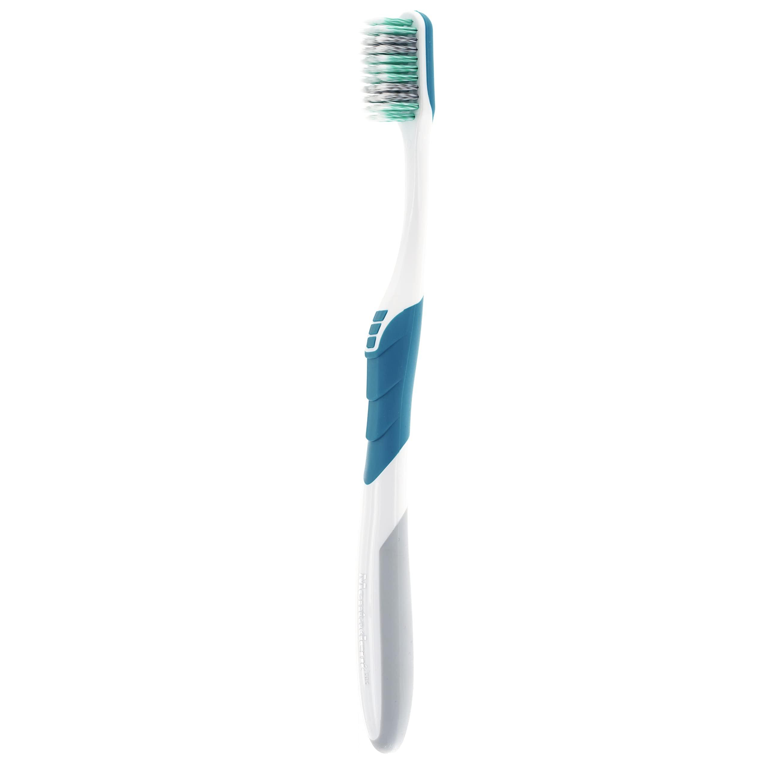 GuruNanda GuruNanda Mentadent Toothbrush Soft Toothbrush for Kids & Adults, Tooth Brush for Teeth Whitening, Travel Toothbrushes, Soft Bristles for Your Sensitive Gums, Multicolor (20-22-001-08108-24)