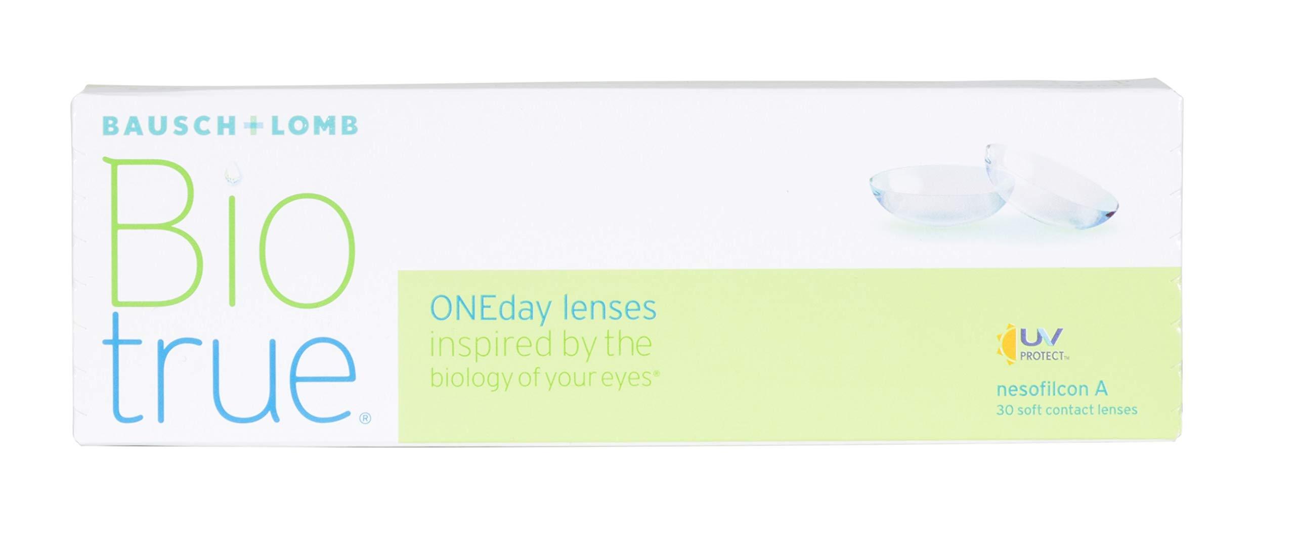 Bausch & Lomb Bausch & Lomb Biotrue ONEday Daily Disposable Contact Lens (-1.25 , Clear, 30 Lenses)