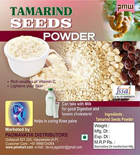 Pmw Pmw - Grade A Quality - Tamarind Seed Powder - with Out Cover - 500 Grams