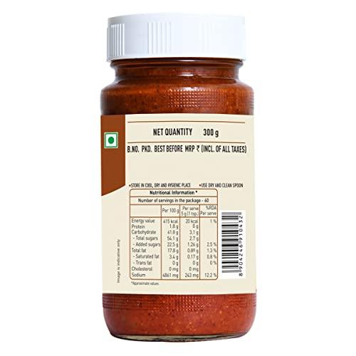 Priya Priya Sweet Ginger Pickle without Garlic, 300g - Authentic Telugu Style Achar |Traditional South Indian Taste| Homemade Andhra Pickles|Khatta Meetha| With Tamarind Paste & Mixed Spices| Glass Jar