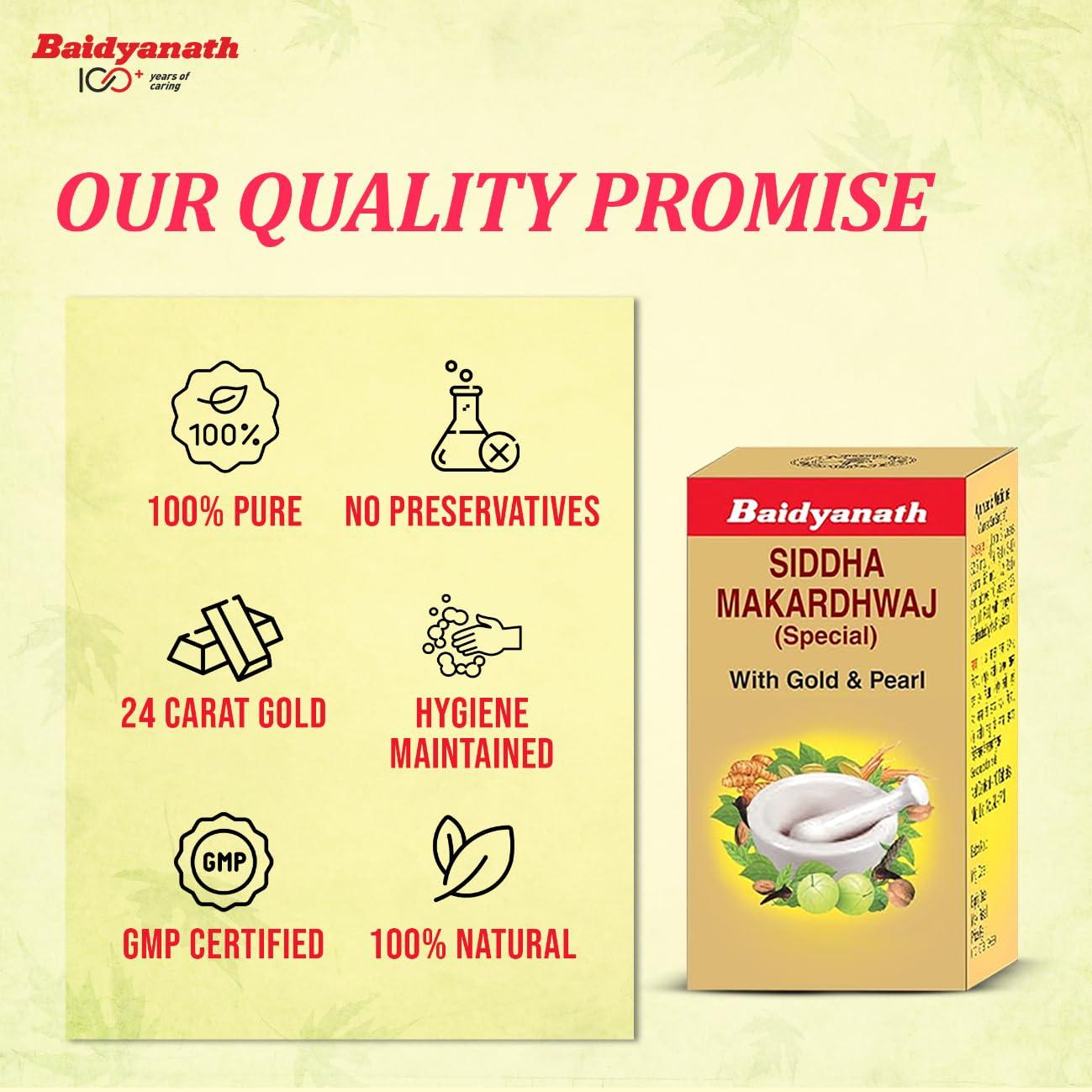 Baidyanath Baidyanath Siddha Makardhwaj Special - 10 Tablets