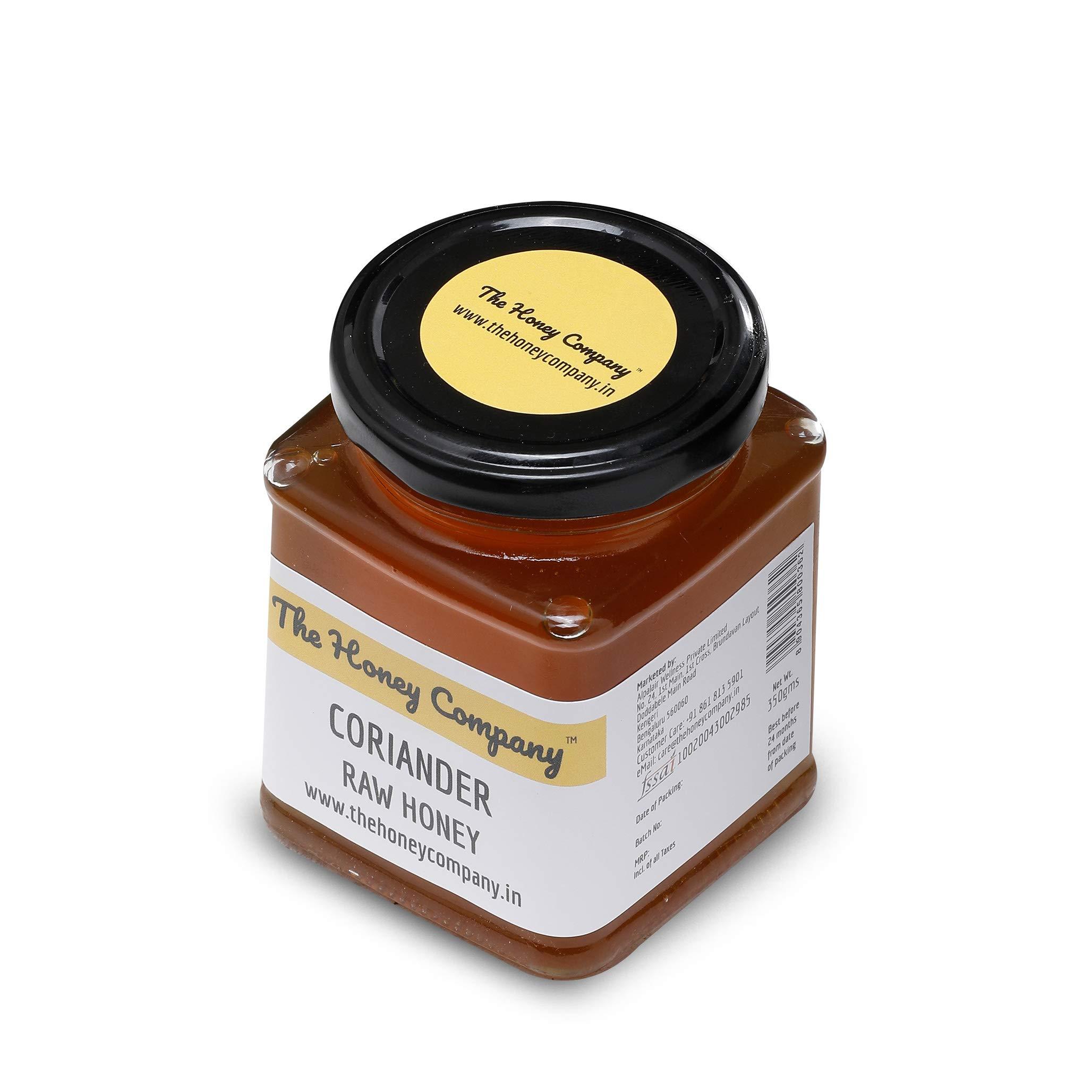 The Honey Company The Honey Company Natural Raw Honey 350g 100% Pure, Raw Unprocessed Unheated Unpasteurised Unfiltered