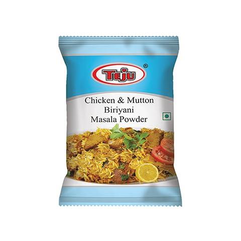 Generic Teju Chicken & Mutton Biryani Masala Powder (200 Gram Pack of 5)