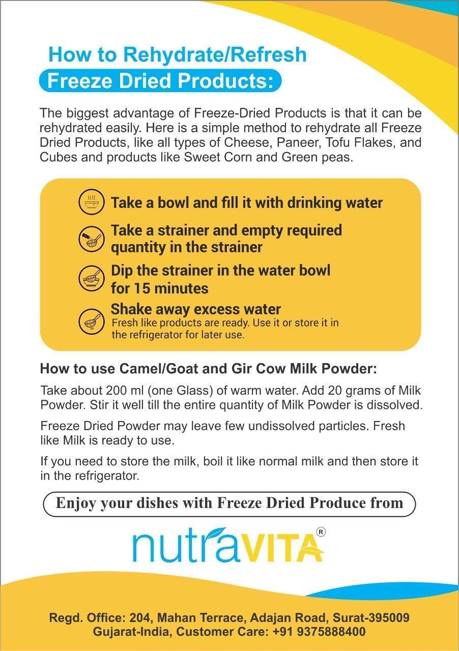 Nutra Vita Nutra Vita Freeze Dried Crumbled Feta Cheese 100 gm