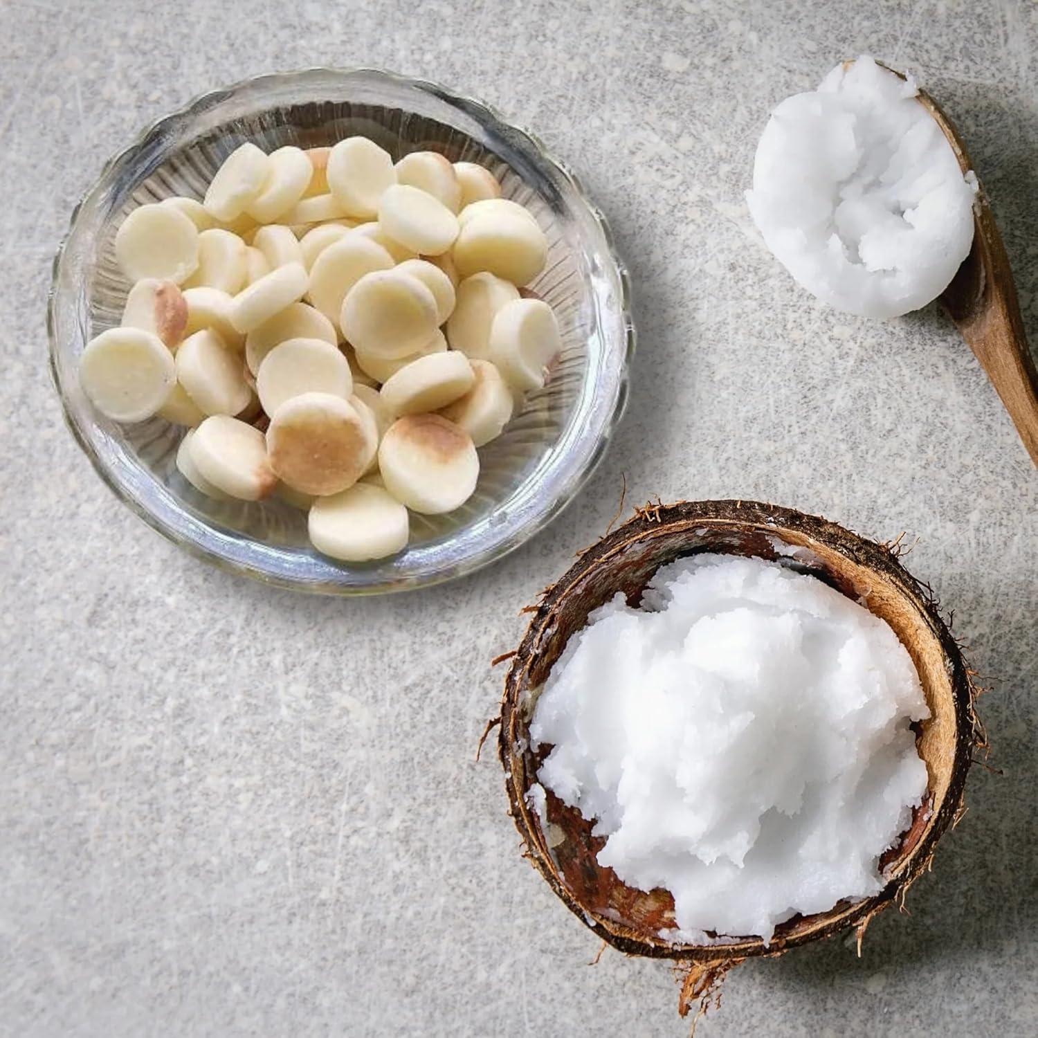 Veganic Veganic Coconut Peda | No Preservative Real Coconut Toffee Candy | Kesari Badam Goli Soft & Chewy Nariyal Peda (400g)