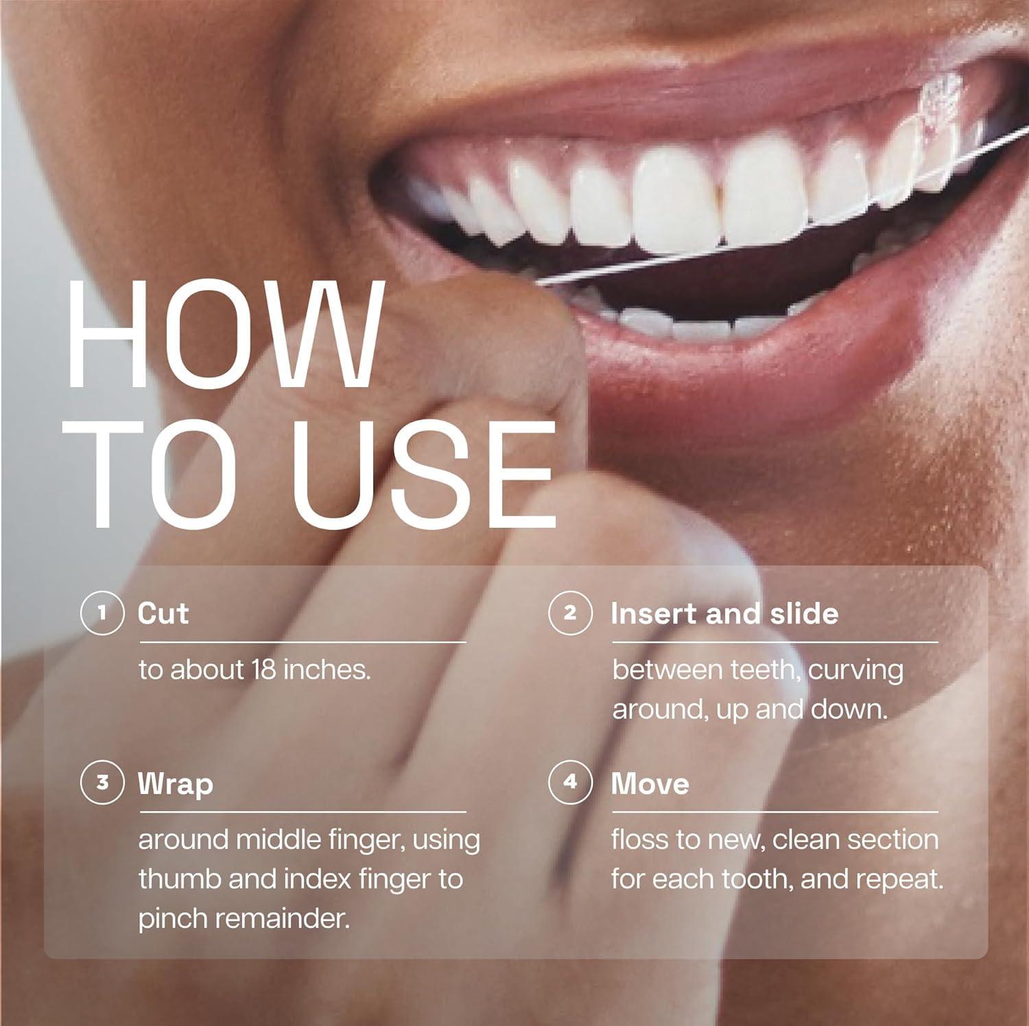 Johnson & Johnson J&J Floss Refill 200 Yd. - Mint - Waxed - (2 Pack)