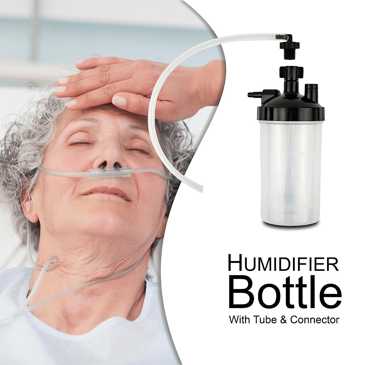 CROSSMED Crossmed Humidifier Bottle For Oxygen Concentrator With Tube For Phillips Oxygen or any Other Brand Oxygen Machine.