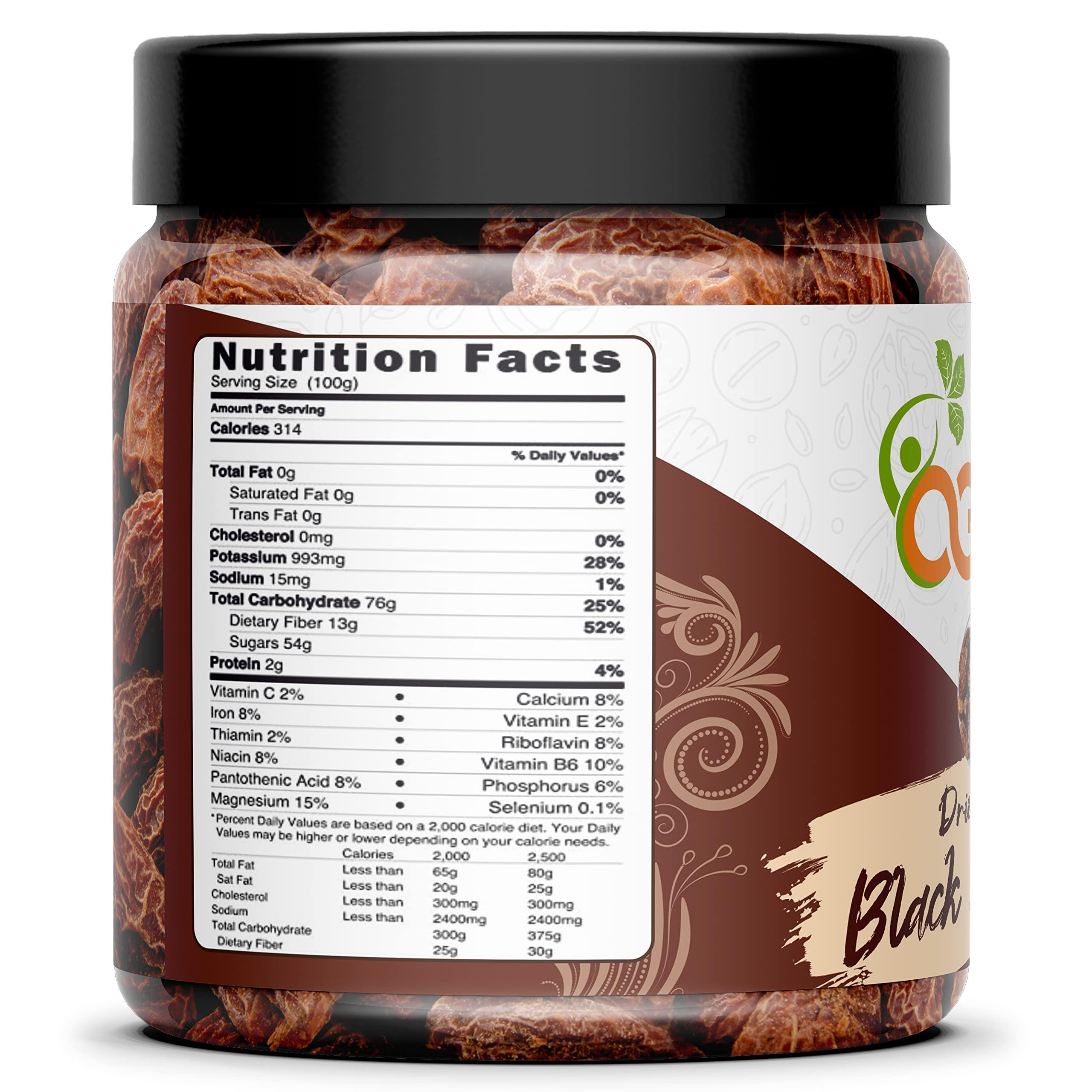 Organic Grocery Organic Grocery Black Khajoor,Dry Black Dates - 200 Gms. Sukha Khajoor (Kala Chuara), Khajur Dry Fruit, Khajoor Dates | Jar Pack Diwali Celebration gift pack hamper