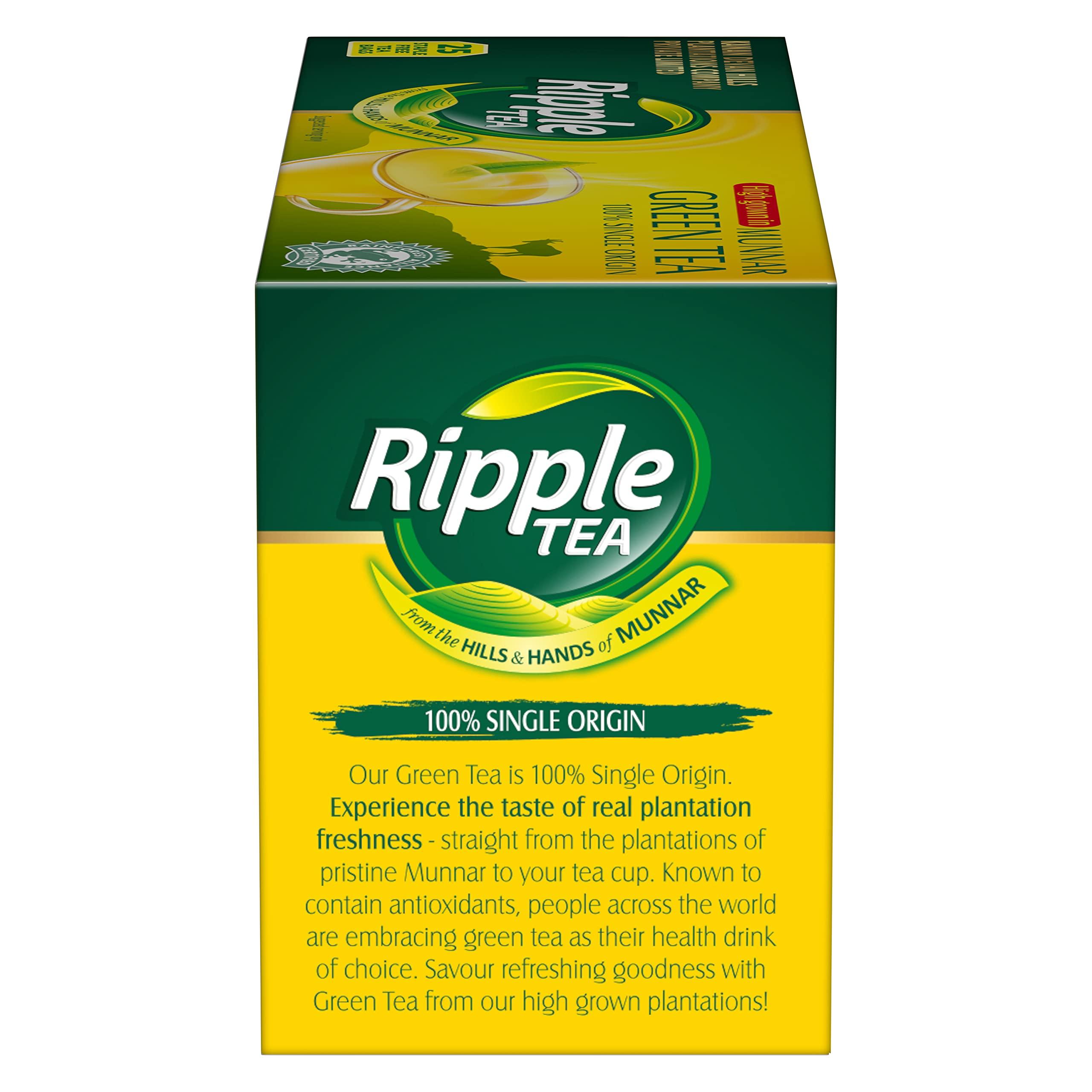 Ripple Ripple Green Tea Bags - 25N X 1.3gm