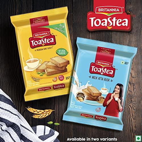 Britannia Rusk Britannia Toastea Milk Rusk Toast, 182g / 200g (Weight May Vary)