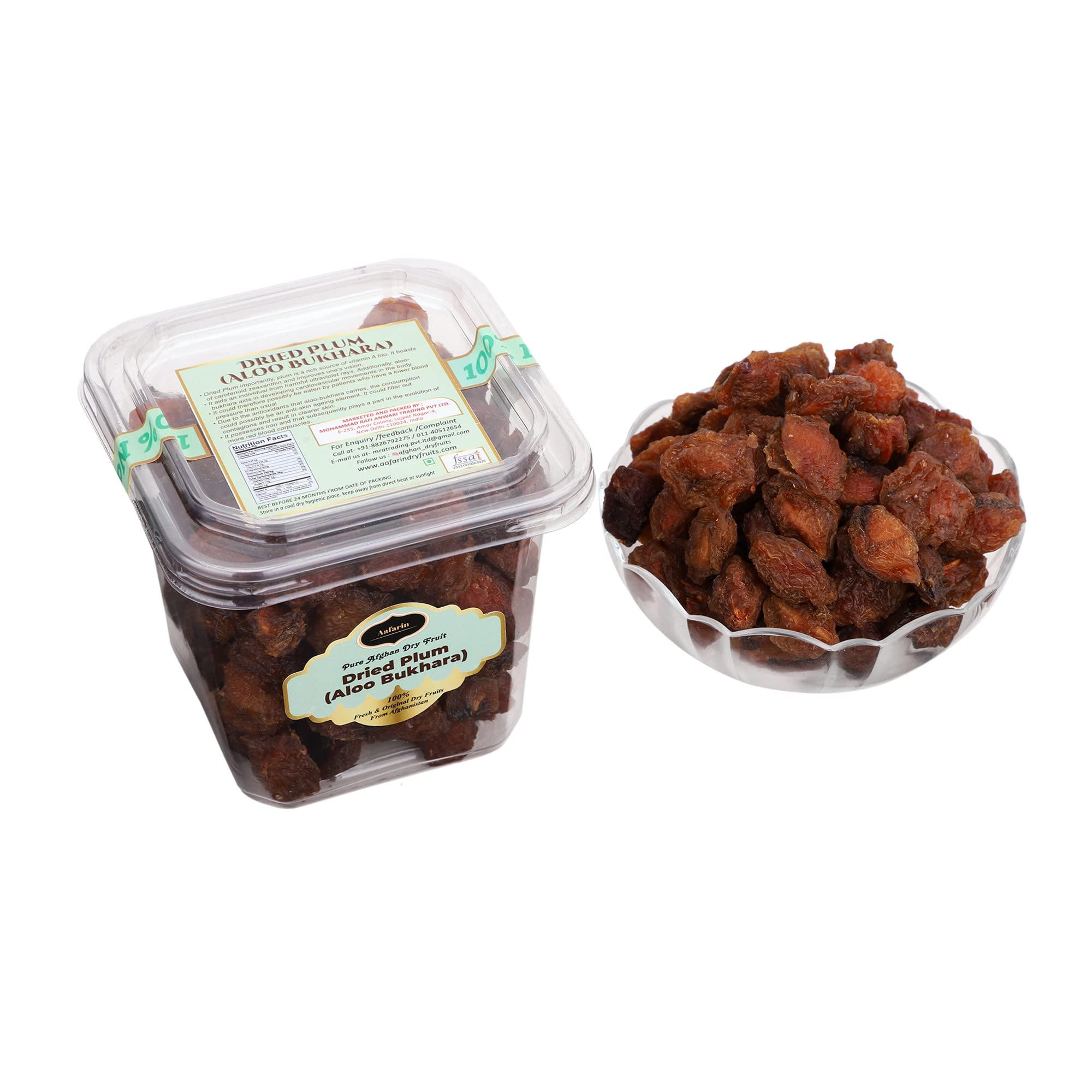 AAFARIN AAFARIN PREMIUM AFGHAN ALOO BUKHARA | DRIED PLUMS | ALU BUKHARA (500 GRM)