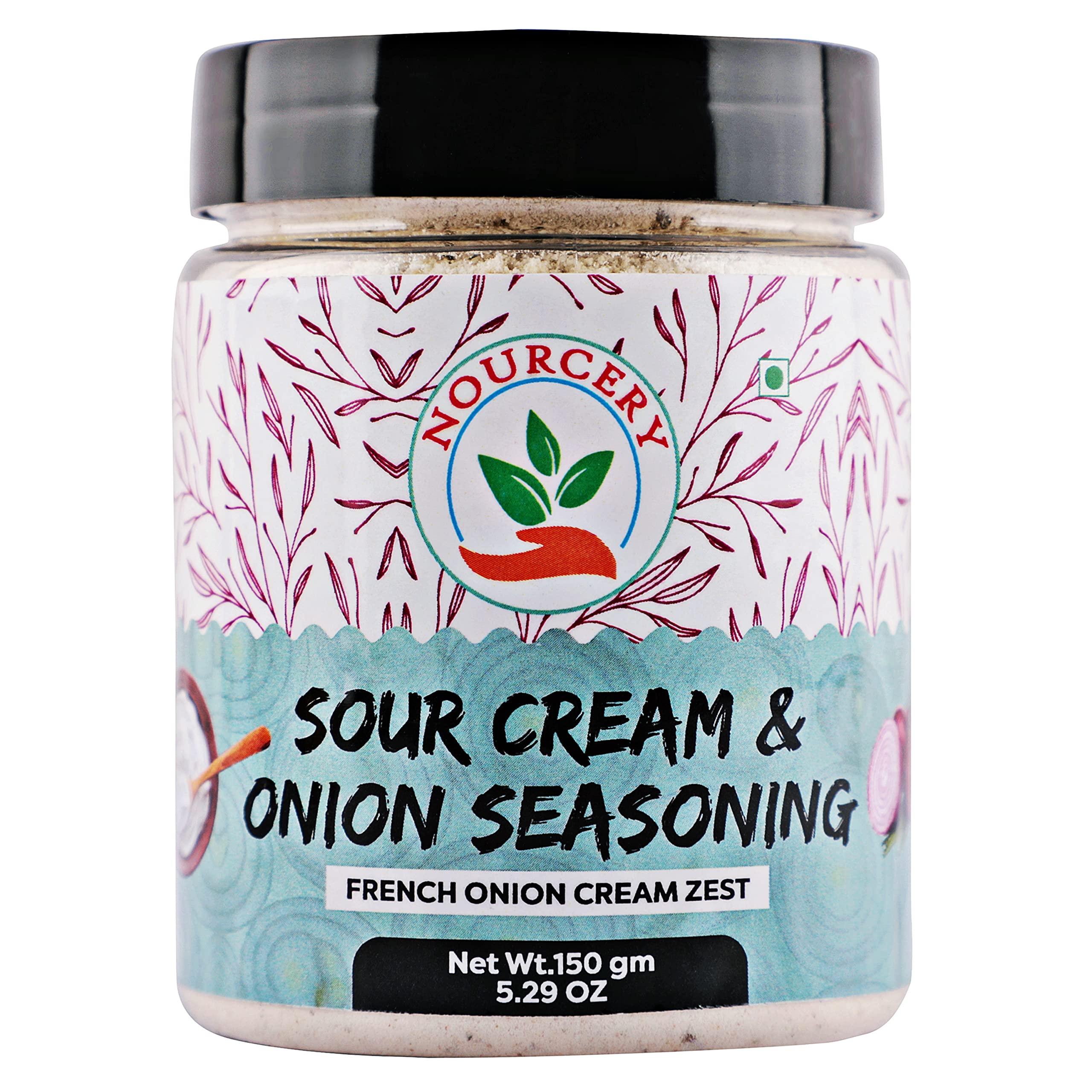 NOURCERY Nourcery Sour Cream & Onion Powder, 150Gm (French Onion Cream Zest)