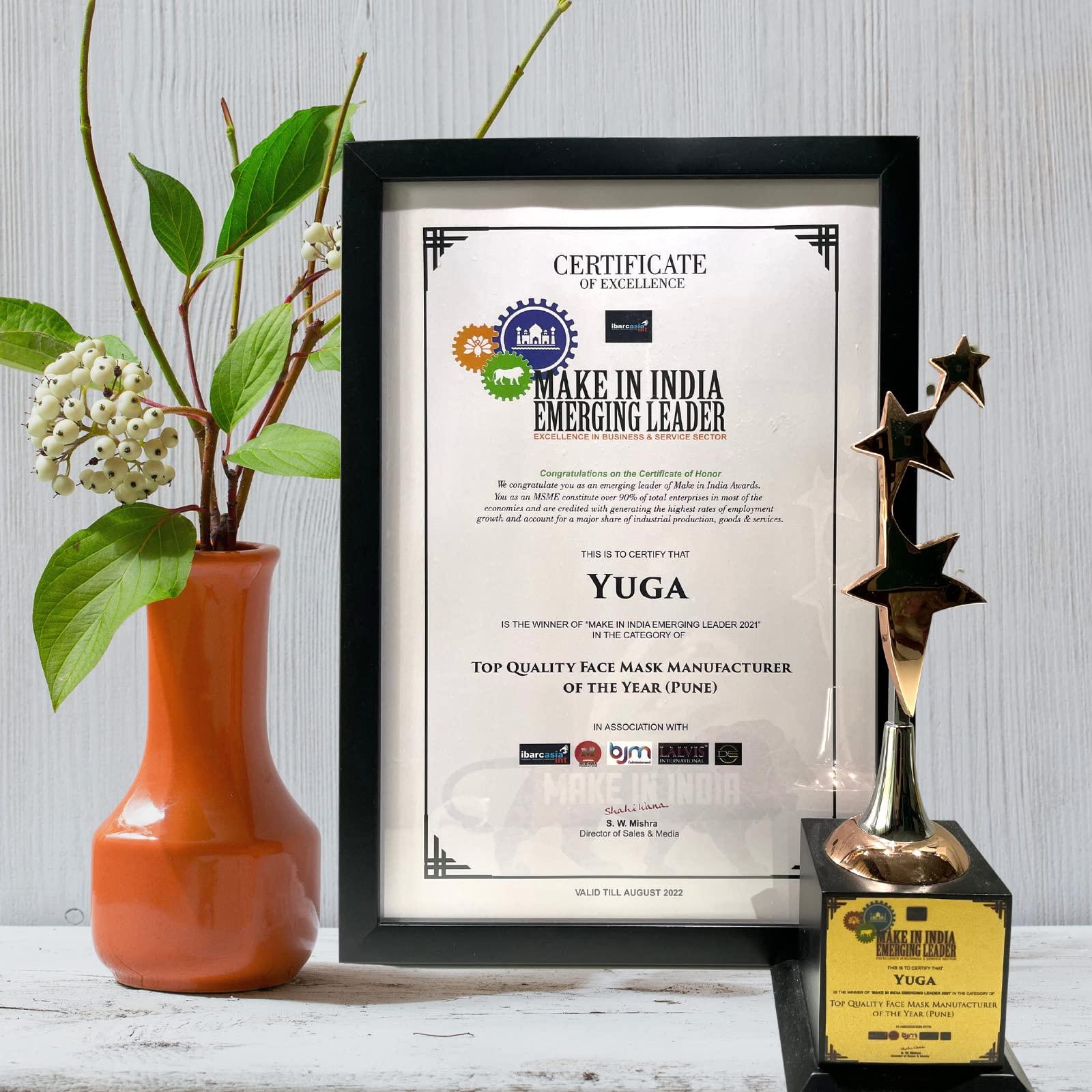 YUGA YUGA Cotton Reuseable Mask (Galaxy Black, Blue Candy, Pearl White, Without Valve, 3 Pieces) for Unisex