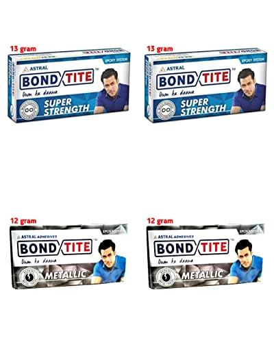 Generic 2 BondTite Metallic & 2 BondTite Super Strenght - Pack of 1