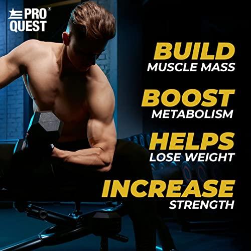 Proquest ProQuest Nutrition high Mass Protein amino acids mix with probiotic health supplement for Men & Women, Vegetarian | Milk Chocolate, 1 kg / 2.2 lbs, 13 Servings