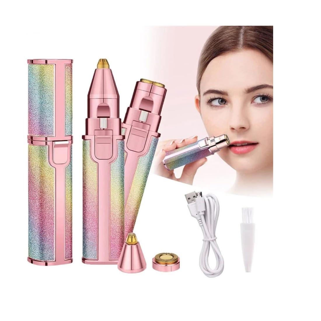 Generic Blawless Rechargeable 2 In 1 Eyebrow & Upperlips Trimmer Shaver For Ladies