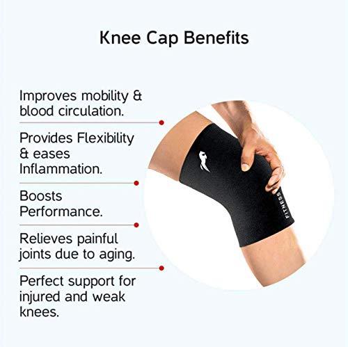 JUST RIDER JUST RIDER Knee Cap for Men Sports Knee Brace for Knee Pain, Gym, and Running for Men and Women (S)