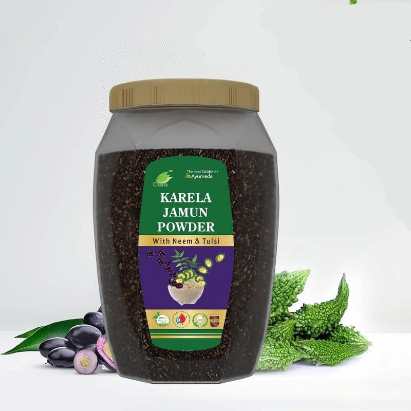 Cura Mahaveer Cura Mahaveer Karela Jamun Powder With Neem & Tulsi 250gm Pack of 2