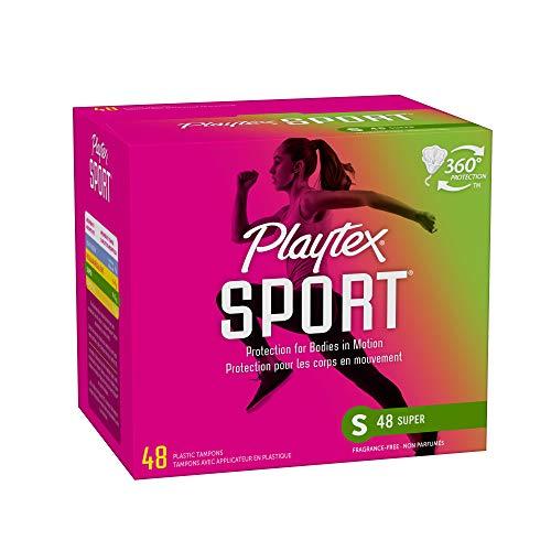 Playtex Playtex Sport Tampons Super Absorbency, White, Unscented, 48 Count