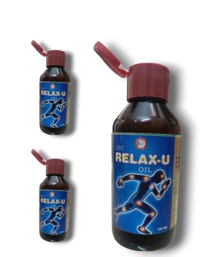 LHC RELAX-U LHC RELAX-U Ayurvedic Oil [100 ml] for Relief from Knee and Joint Pain,Muscle Pain, Osteoarthritis Visible Improvement in 7 days