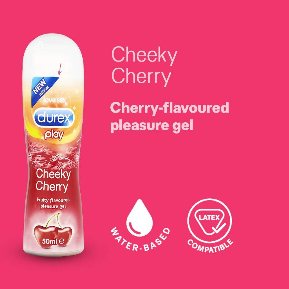 Durex Durex Pleasure Pack (Durex Cherry 50ml, Extra Dots 10s)