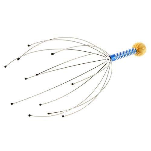COUNTRY HUB Country Hub Bokomo Head Massager Scalp Massage Machine Scalp Scratcher Metal Scalp Masager Head Scratcher for Head Masage, Body Relaxing, Pain Relief and Hair Massage Spring (Pack of 1)