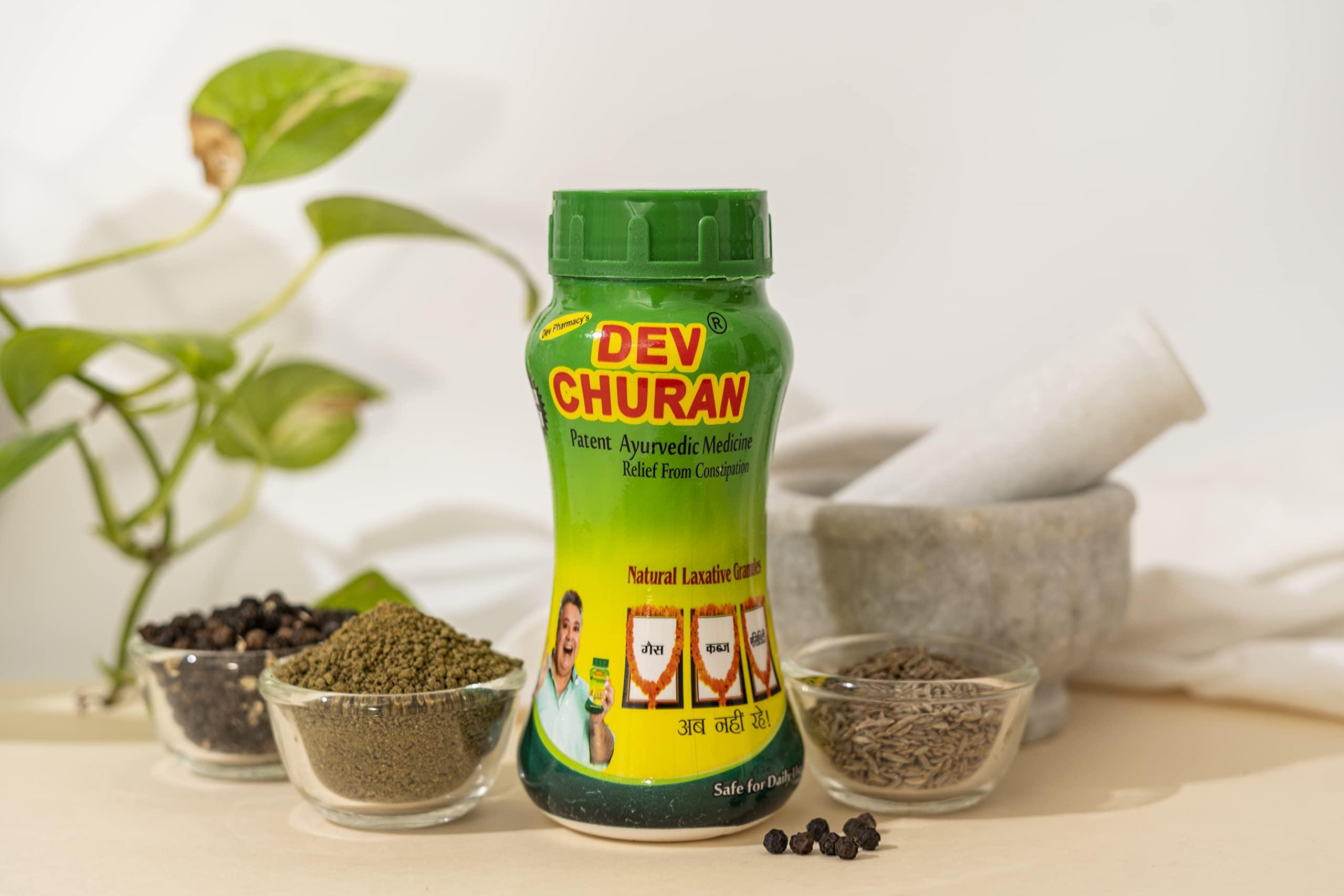 Dev Churan Dev Churan Ayurvedic Digestion, Constipation & Acidity Relief I 100% Natural & Organic Powder (100 Gram Granule).