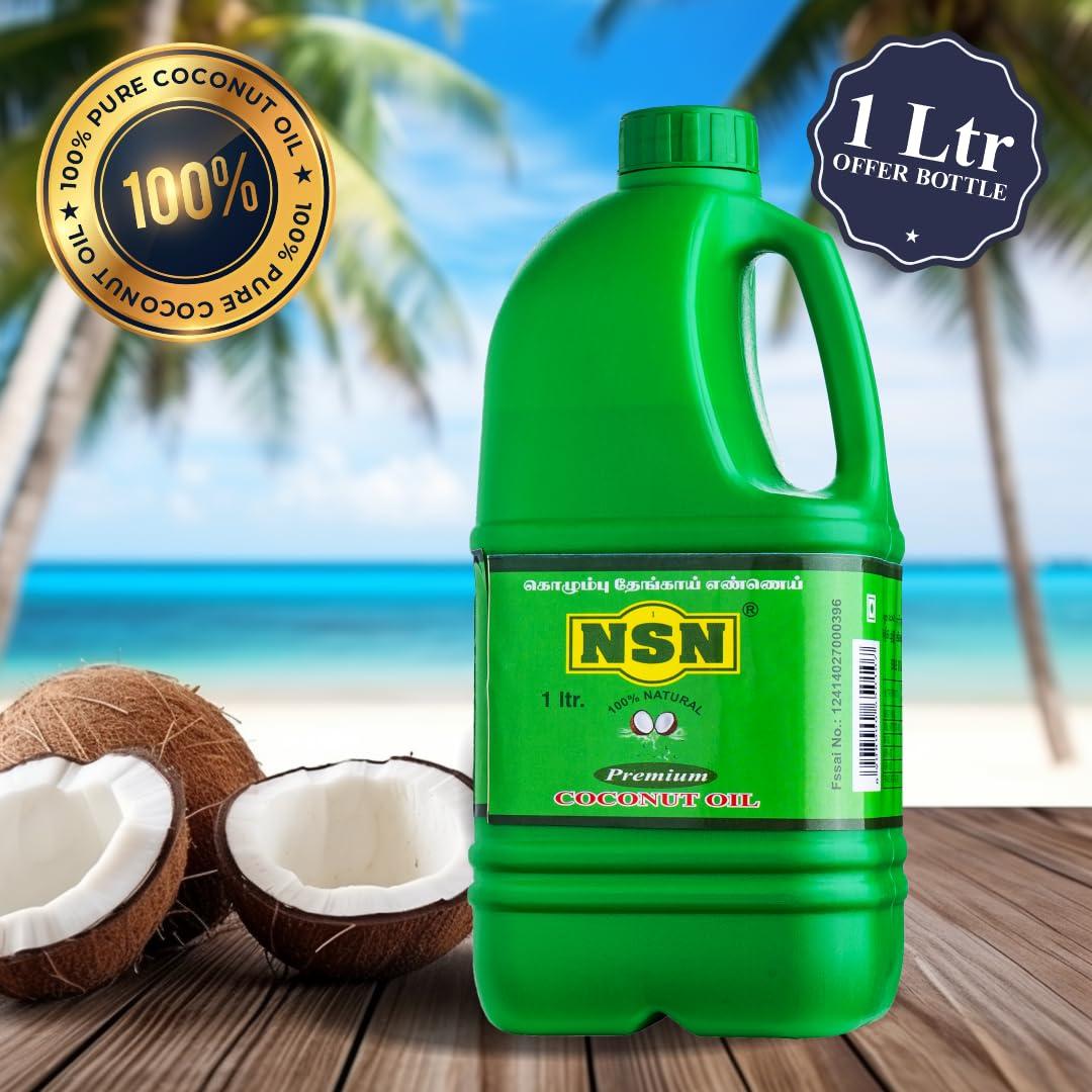 NSN NSN Premium Coconut Oil, 1000 ml