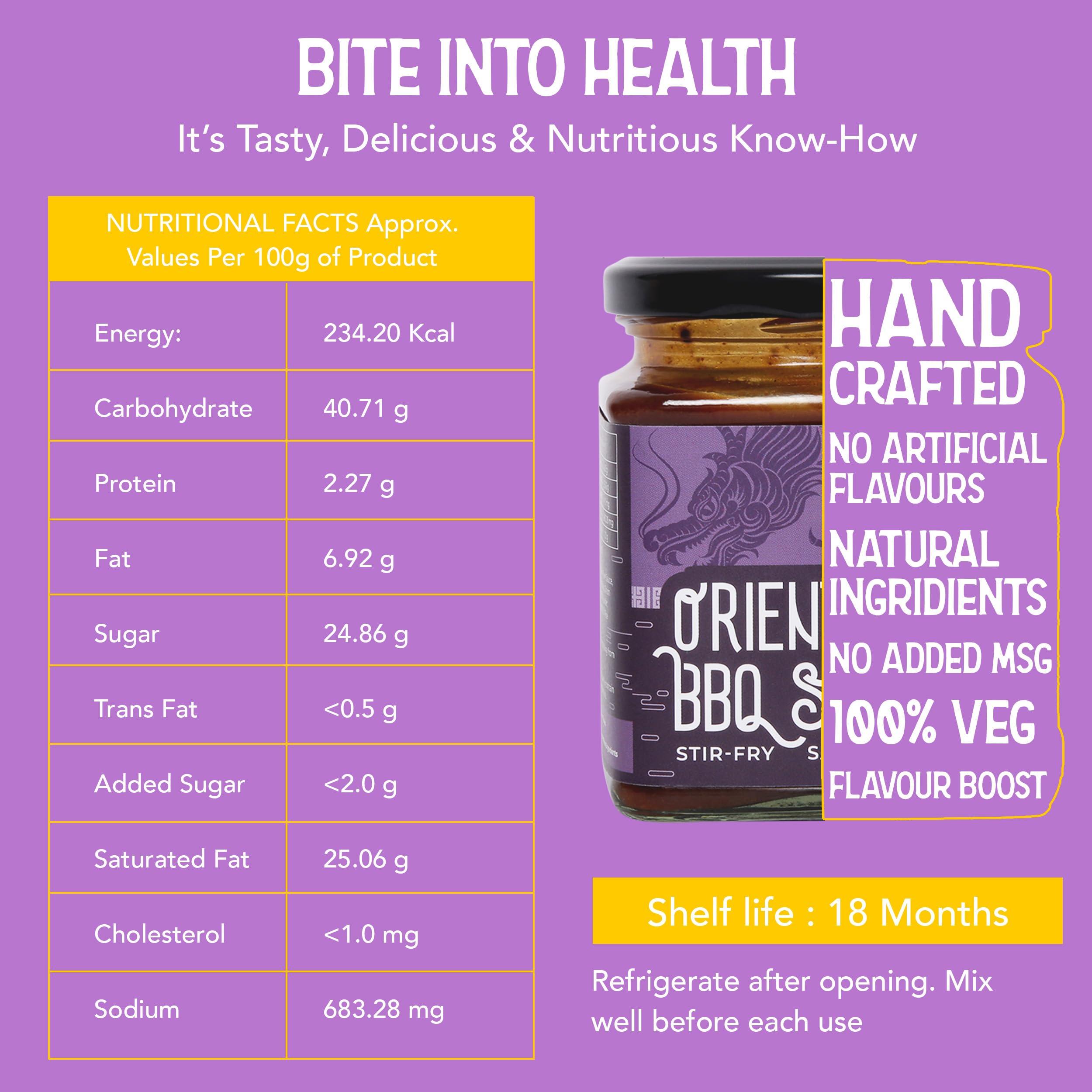 Hunan at Home Hunan at Home Tangy Sweet Oriental BBQ Stir Fry Sauce (250 Gms) No MSG, 100% Vegetarian, Ideal for Stir Fries, Sizzlers, Noodles, Marinade, Dip, Dressing, Used in Korean, Thai and Chinese Cooking