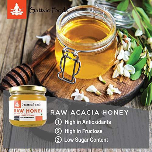 Sattvic Foods Sattvic Foods Acacia Honey (1.5 kg) Direct from Beekeepers | Kashmir Sourced | Raw & Natural | Rich in Antioxidants | Immune-Boosting | Anti-Bacterial and Anti-Inflammatory