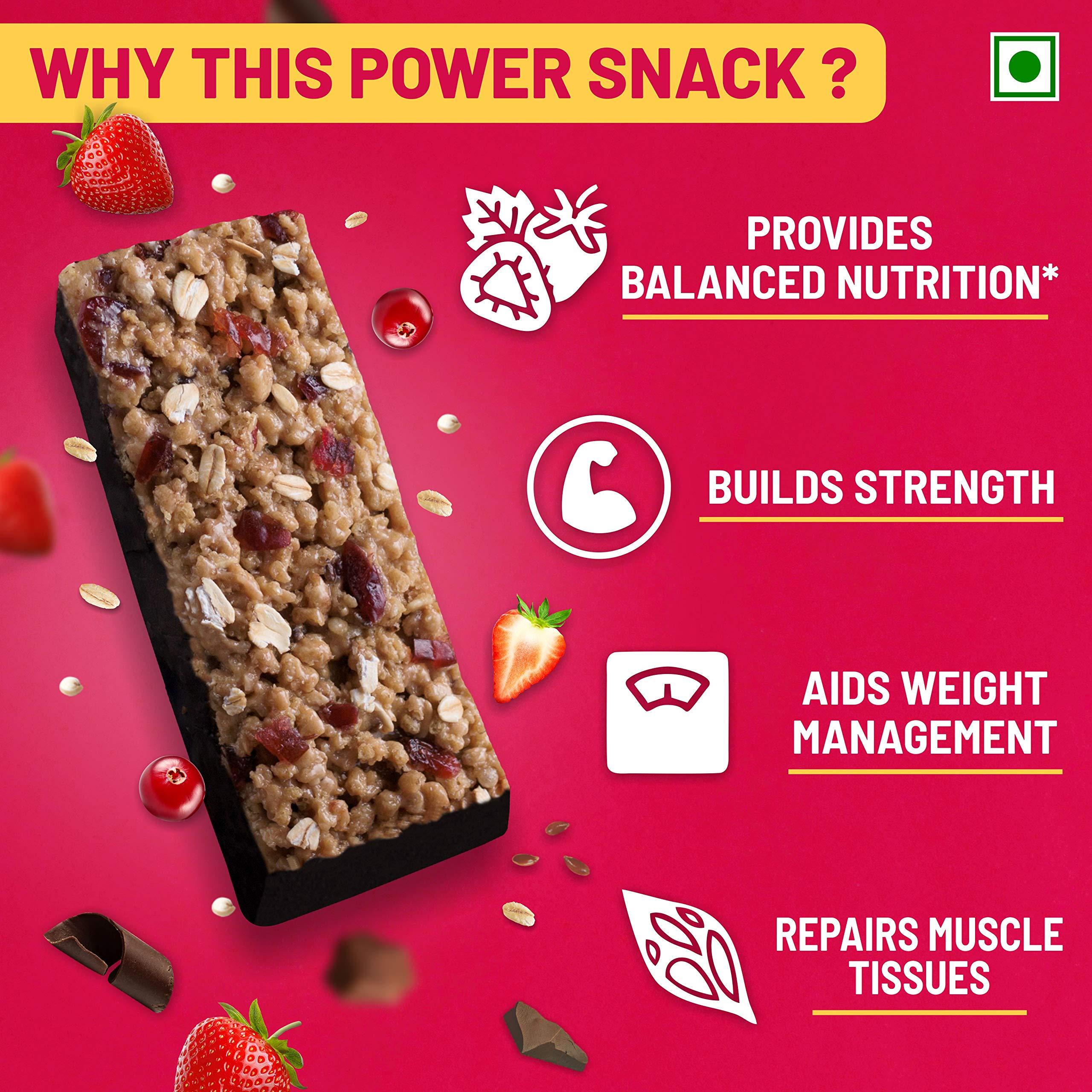 RiteBite Max Protein RiteBite Max Protein Ultimate Choco Berry Protein Bars with 30g Protein, 10g Fiber & 21 Vit. & Minerals | 0 Added Sugar, No Cholesterol & Trans Fat For Upto 5h of Energy, Healthy Snack, 100g (Pack of 3)