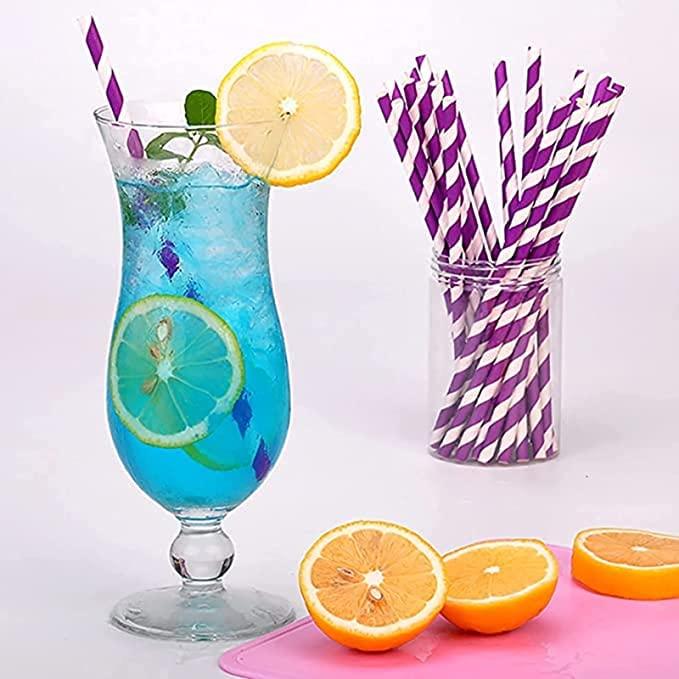 VARADAA InnMart 12 Inch Extra Long Paper Straws 6mm Wide, for Big Cups Tumblers, Tall Drinks, Smoothies, Shakes - (A Pack of 1000)